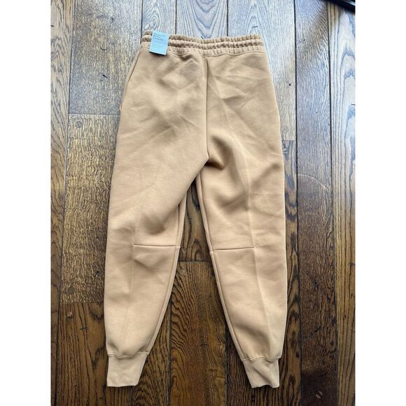 Nike Tech Fleece Joggers Size Small Womens Mid Rise Sportswear Flax Brown $120 - Picture 6 of 6